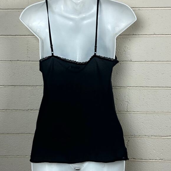 Urban Outfitters Kimichi Blue Black Lace Trimmed Tank size S - Picture 7 of 8
